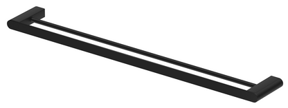 Supra Double Towel Rail - 800mm - Black