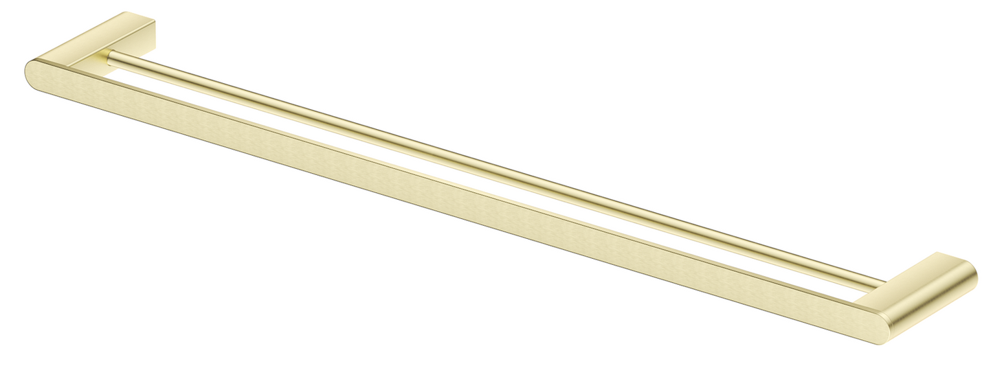 Supra Double Towel Rail - 600mm - French Gold