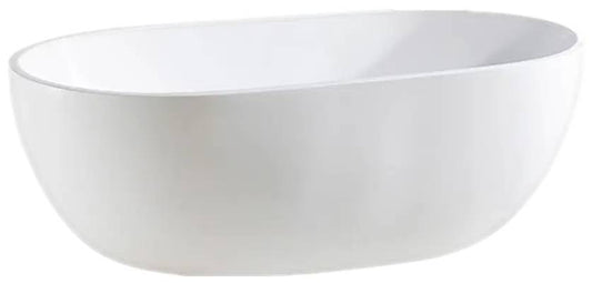 1700mm Freestanding Bathtub - No Overflow - Gloss White