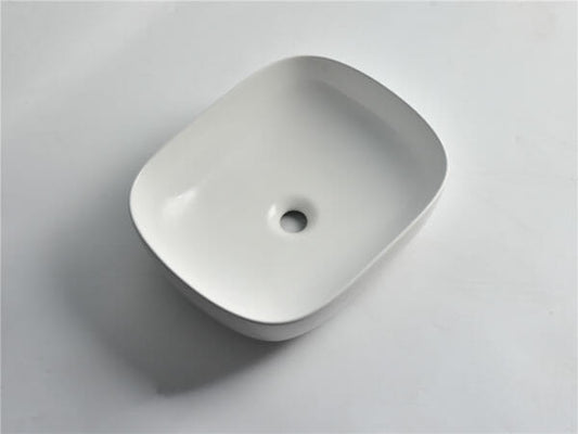 Fine Ceramic Matte White Above Counter - CLA-419-M  -  480x395x145mm