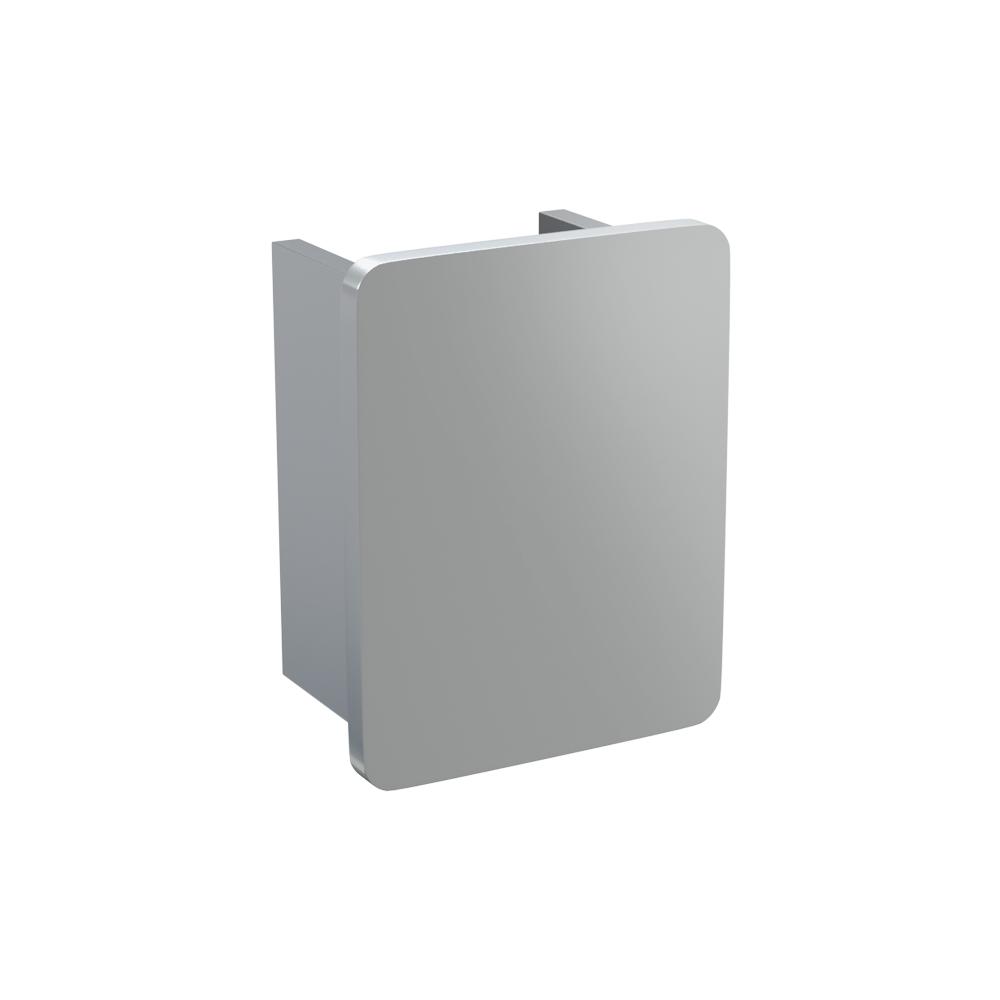 13mm End Cap in Aluminium - 8 piece pack