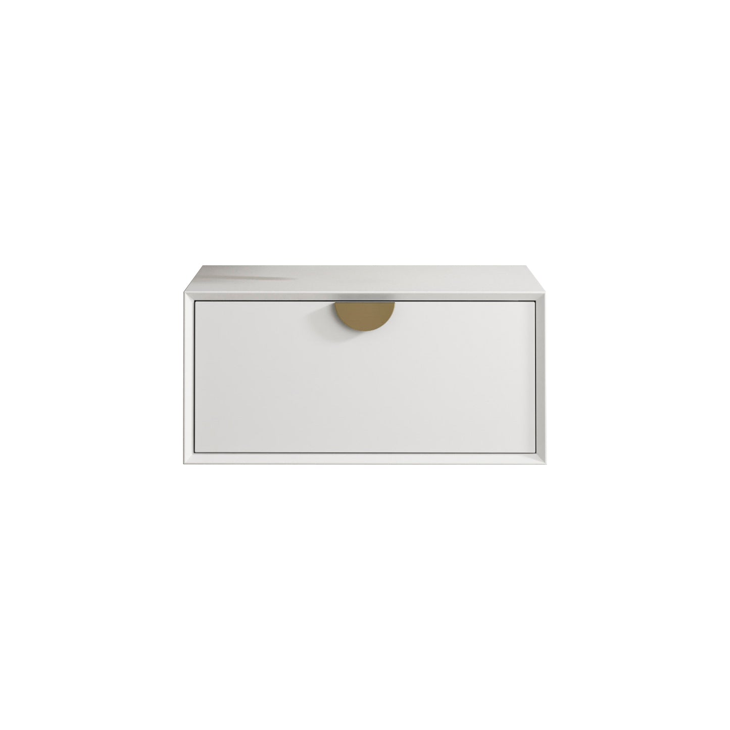 Horiz Liquid Soap Dispenser PC White