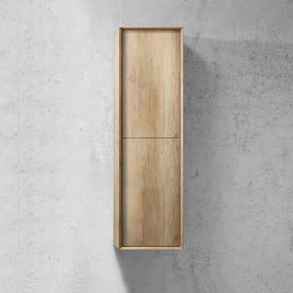 Byron Tall Boy 350x300x1200 Natural Oak