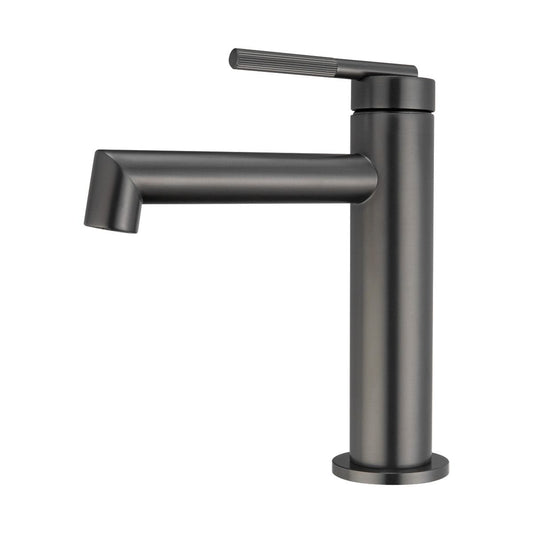 CADDENCE Brushed Gun Metal Grey Basin Mixer