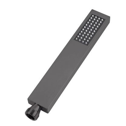 10" Square Gun Metal Grey Shower Station(Top Water Inlet)