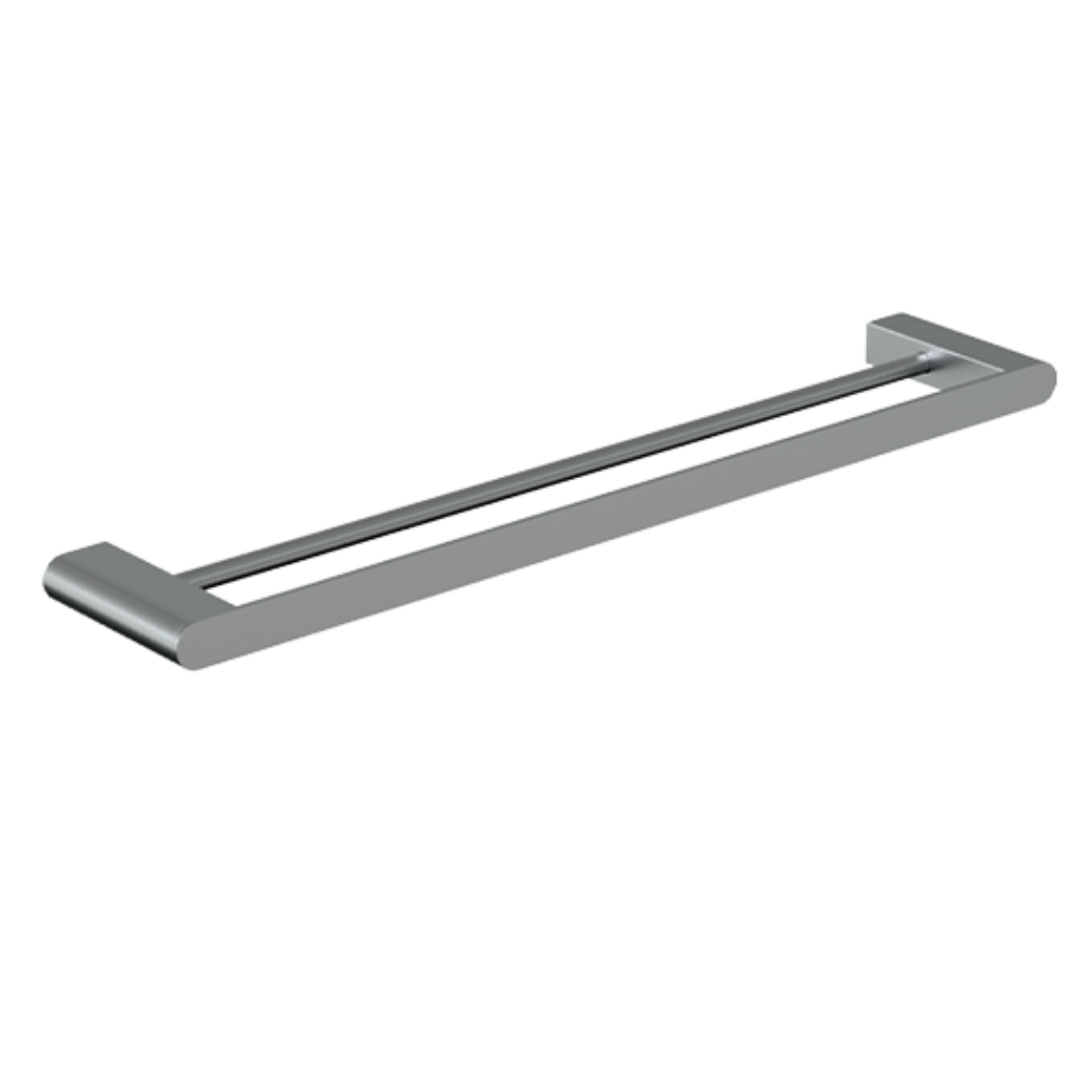Serenity: Double Towel Rail 600mm Satin Stainless Steel *Special Order Product