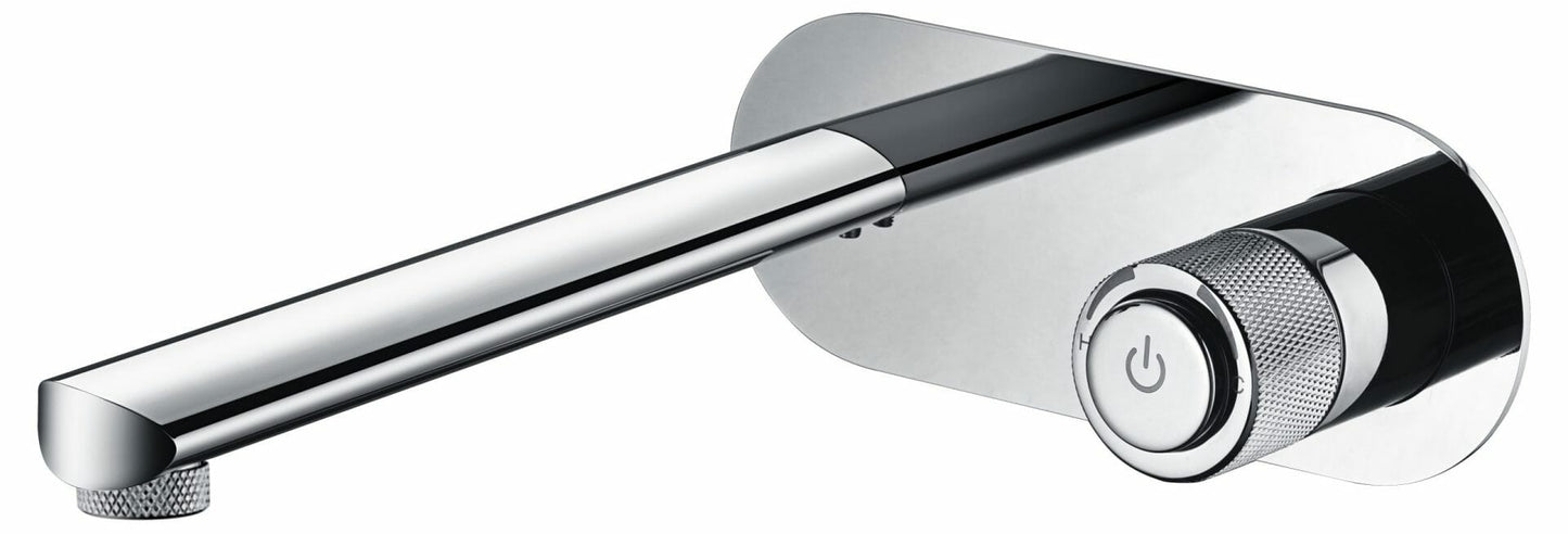 Push Bath Combination Mixer - Chrome