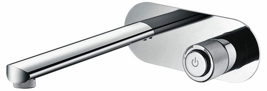 Push Bath Combination Mixer - Chrome