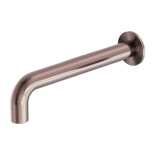 Kara Wall Basin Set Spout Only 215mm Brushed Bronze