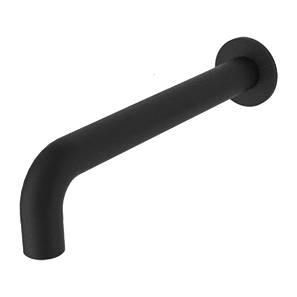 Kara Wall Basin Set Spout Only 180mm Matte Black