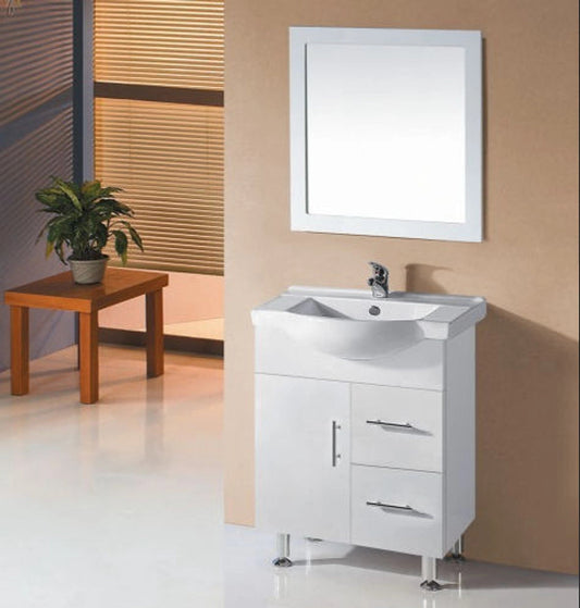 Semi Recessed Freestanding Vanity - 750mm