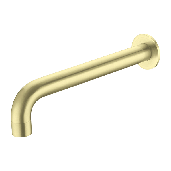 Kara Wall Basin Set Spout Only 180mm Brushed Gold