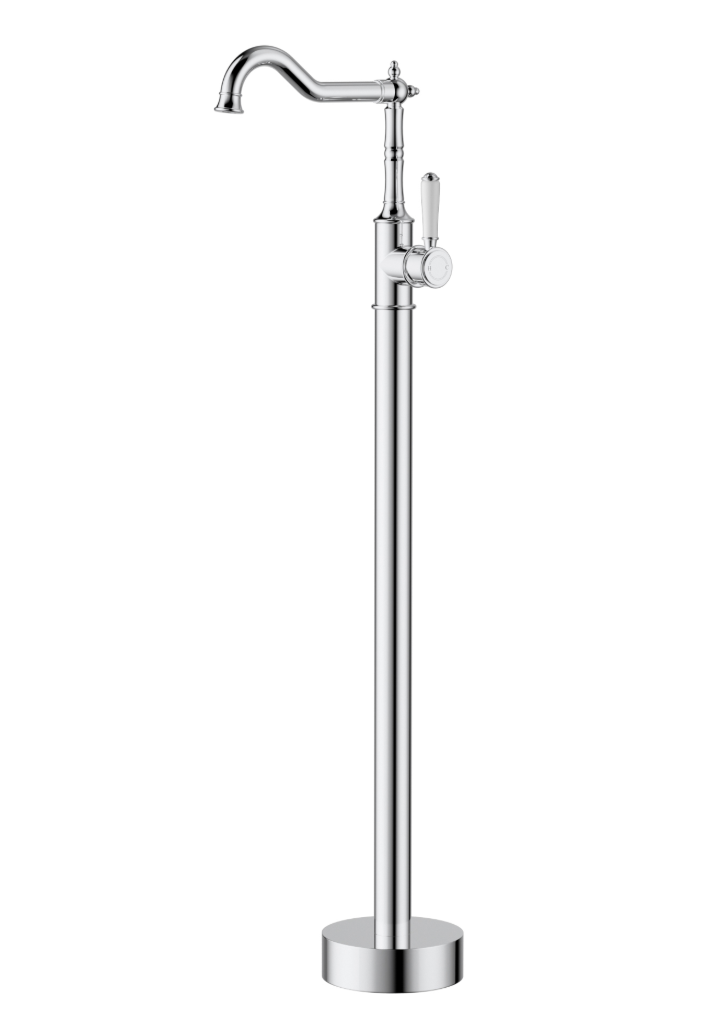Clasico Bath Mixer Freestanding Chrome / Ceramic Handle