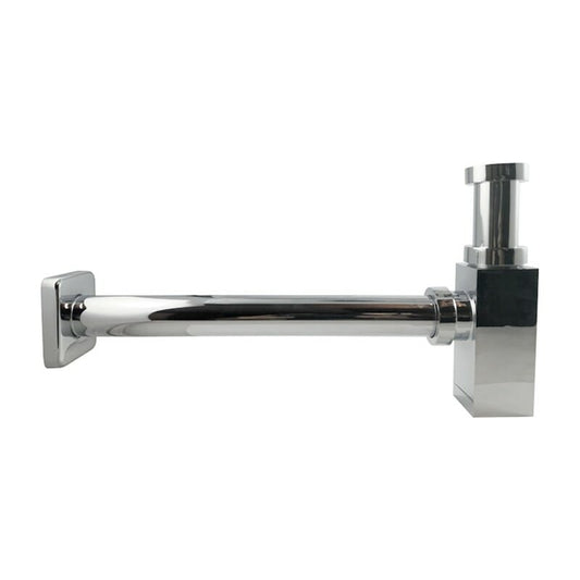 Chrome Bottle Trap Square