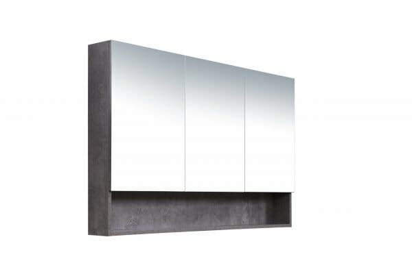 Shaving Cabinet with Shelf Rock Cemento
