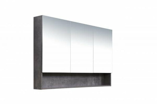 Shaving Cabinet with Shelf Rock Cemento