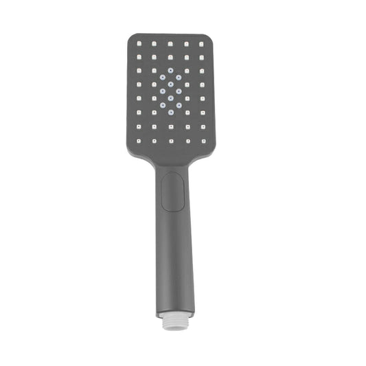 Square 3 Functions Gun Metal Grey Rainfall Handheld Shower Head