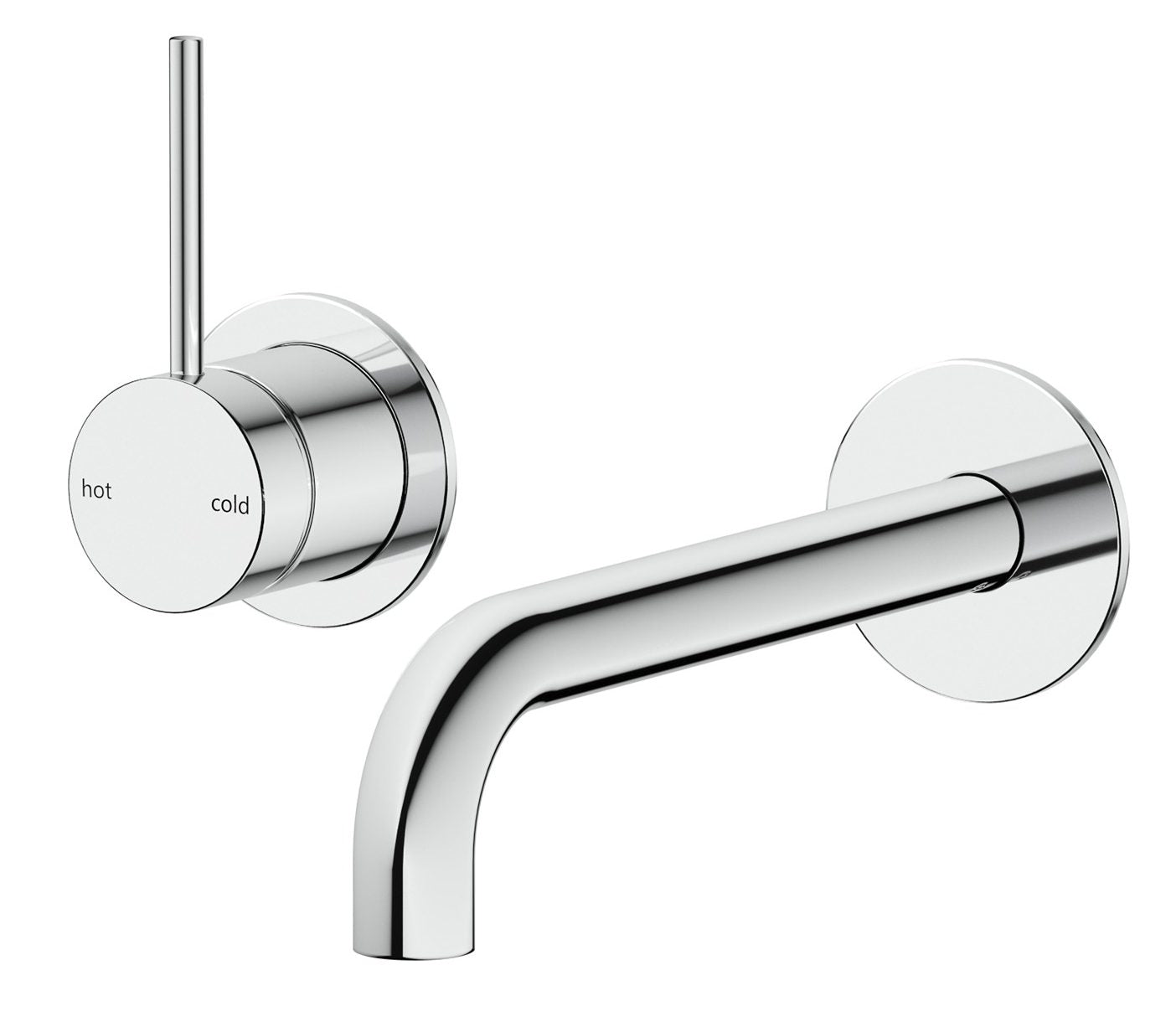 Mica Wall-Spout Combo - UP - TRIM KIT - Chrome