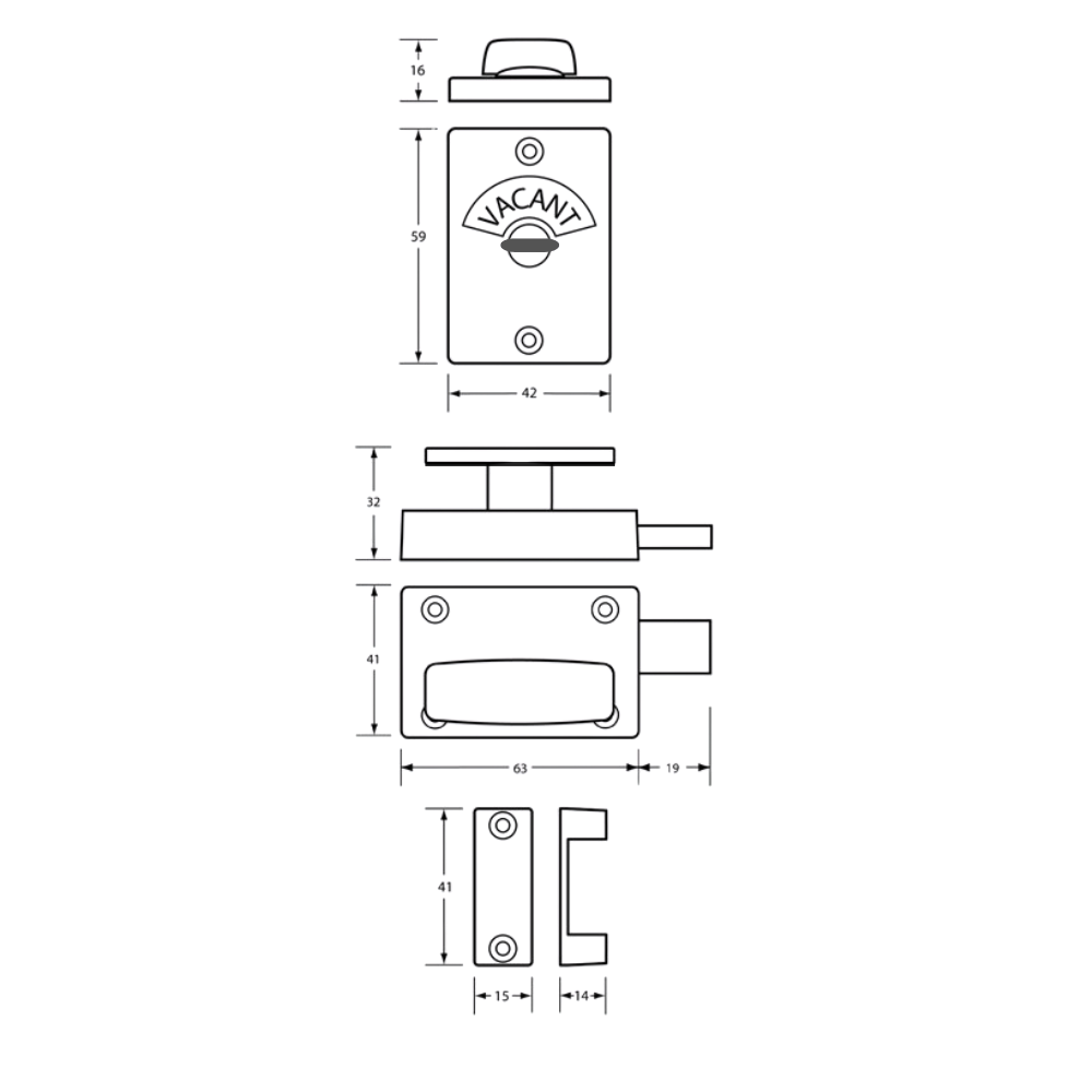 200A Series Safety Handle Lock and Indicator Set – With Screw Fixings