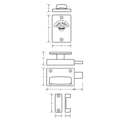 200A Series Safety Handle Lock and Indicator Set – With Screw Fixings