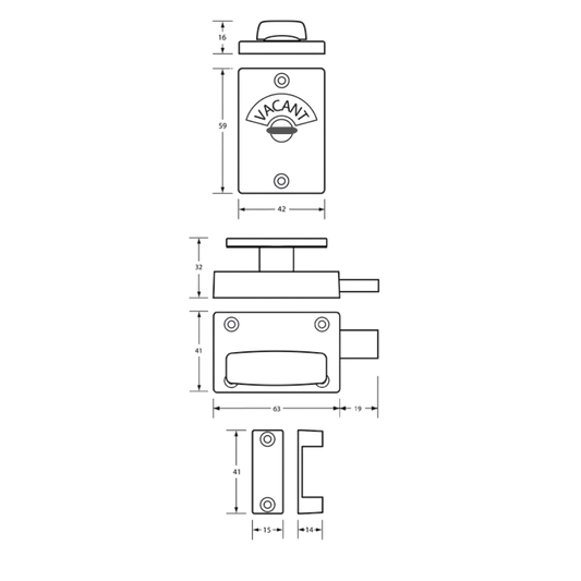 200A Series Safety Handle Lock and Indicator Set – With Screw Fixings
