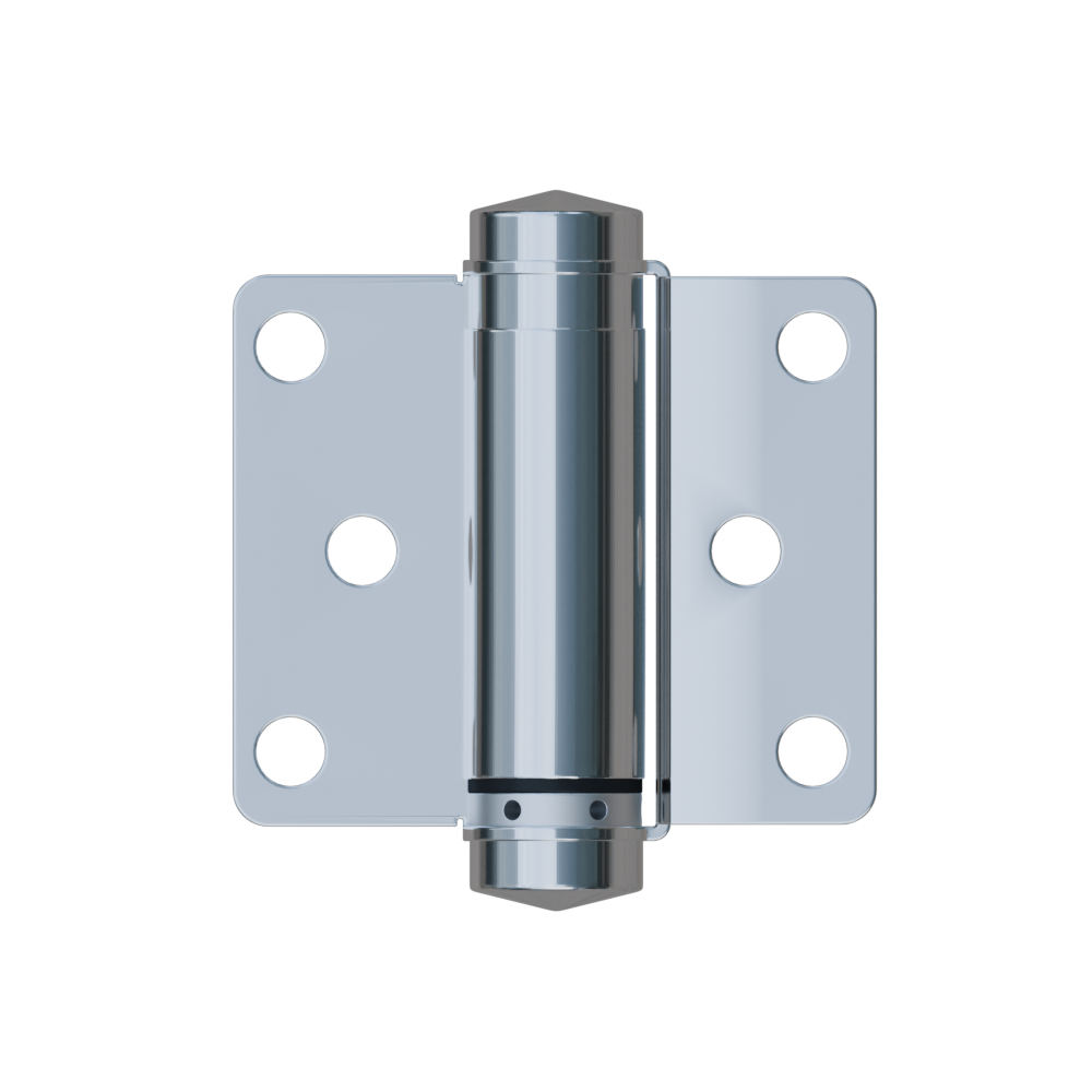 209 Double Action Spring Hinge (Each) – With Screw Fixings