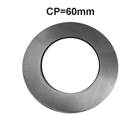 Brushed Gun Metal Grey Cover Plate 60mm