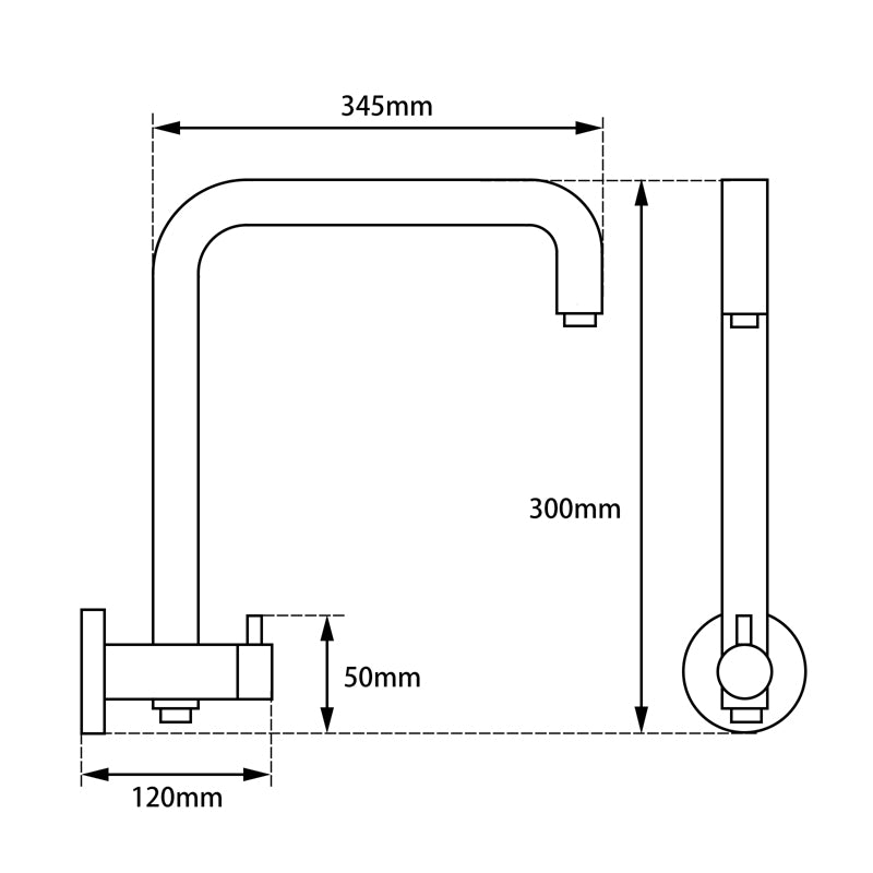 Round Black Shower Station without Shower Head and Handheld Shower(PVC Hose)