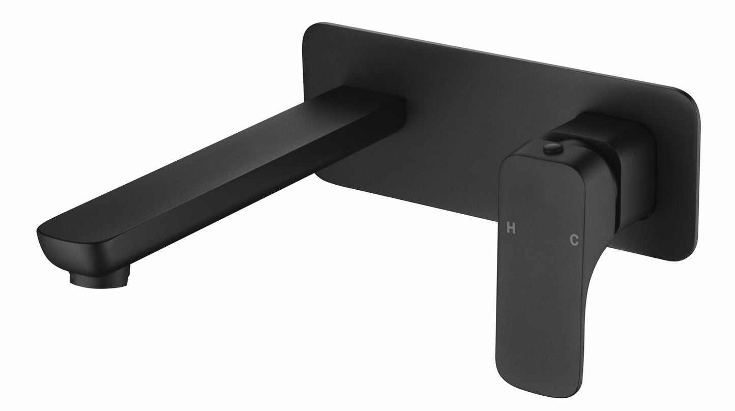 Eden Wall Basin Mixer - Matt Black
