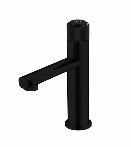 Push Basin Mixer - Matt Black
