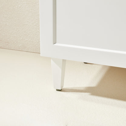 750mm Harrington Floor Vanity PVC Right Side Drawers - Cabinet Only - Matte White