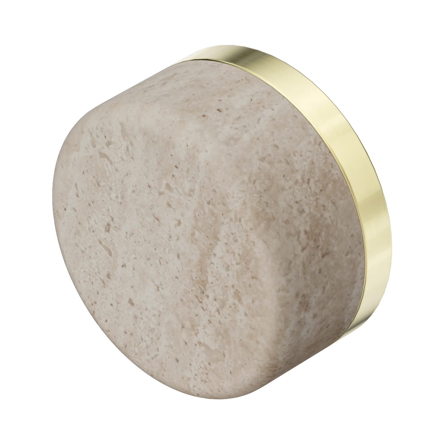 Serenity Rome Travertine Handle Brushed Gold