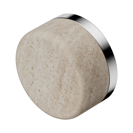 Serenity Rome Travertine Handle Chrome