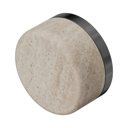 Serenity Rome Travertine Handle Gun Metal