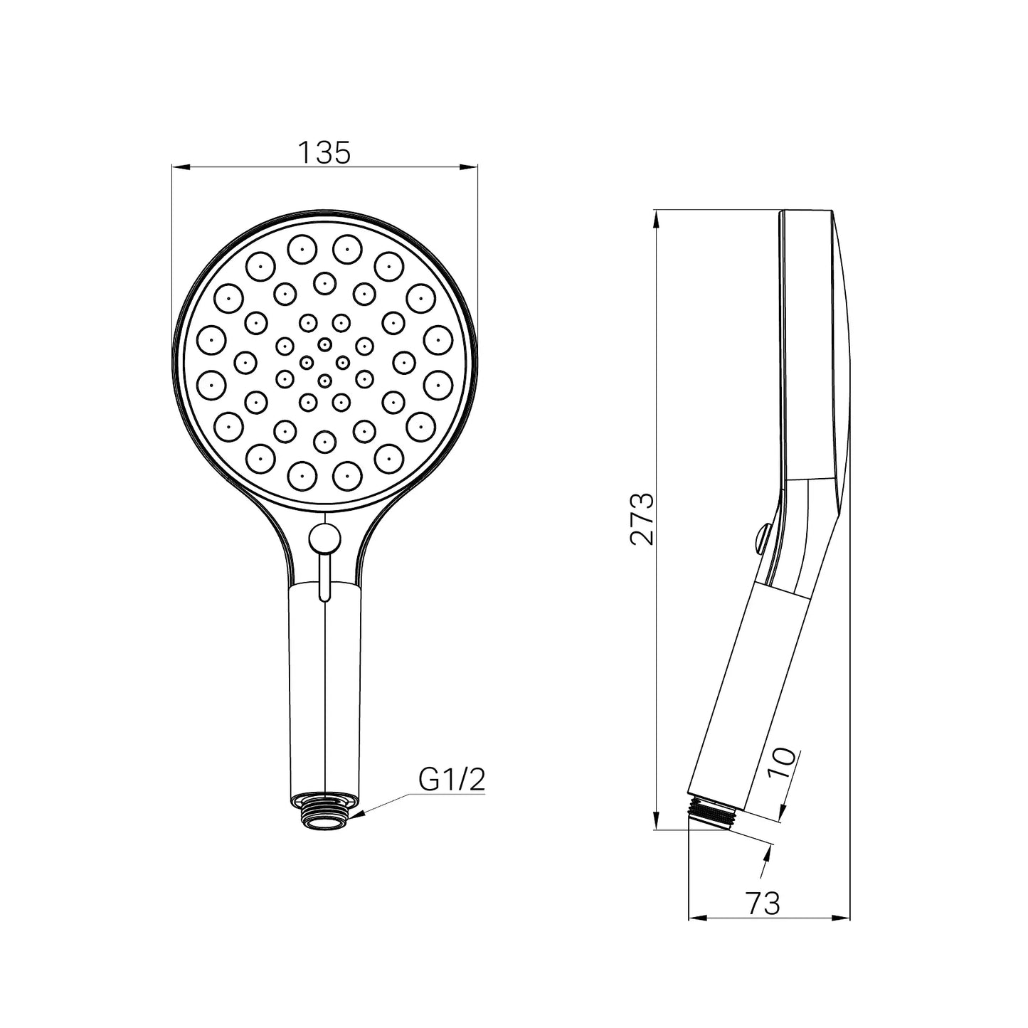 Serenity Hand Shower Brushed Nickel