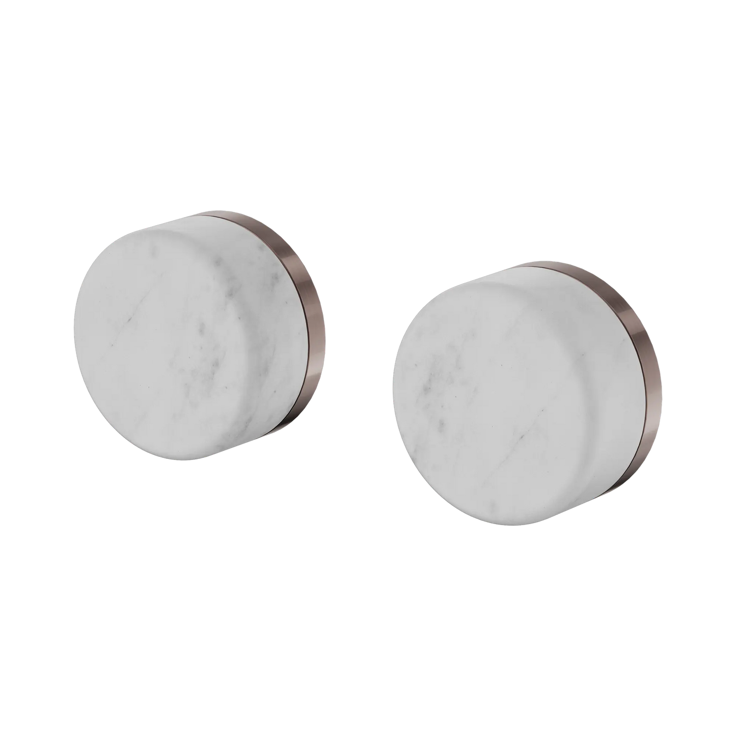 Serenity Wall Top Assembly With Carrara Handle Brushed Bronze