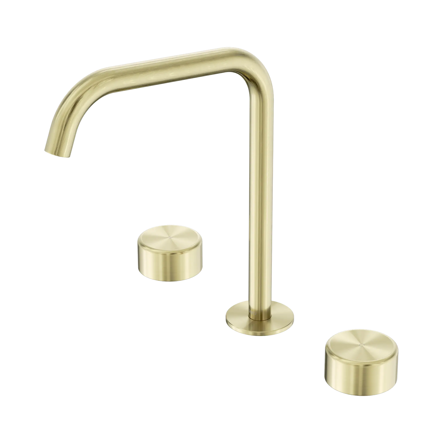 Serenity Bath/Kitchen Set Edge Spout With Metal Handle Brushed Gold