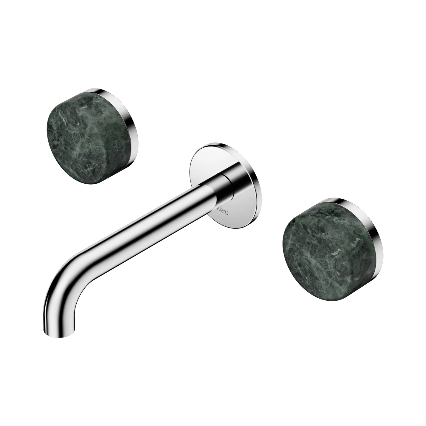 Serenity Wall Basin Set 160mm Spout With Verde Alpi Handle Chrome