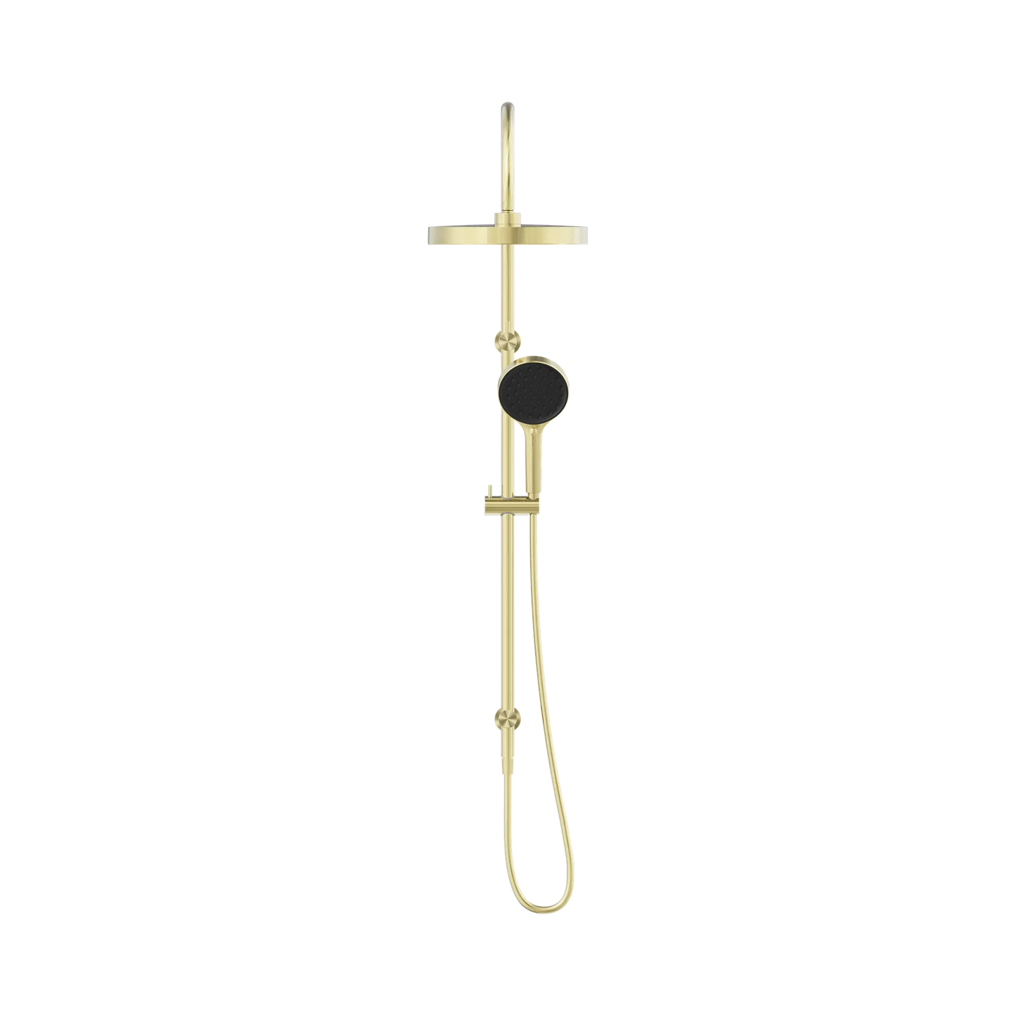 Serenity Twin Shower Brushed Gold