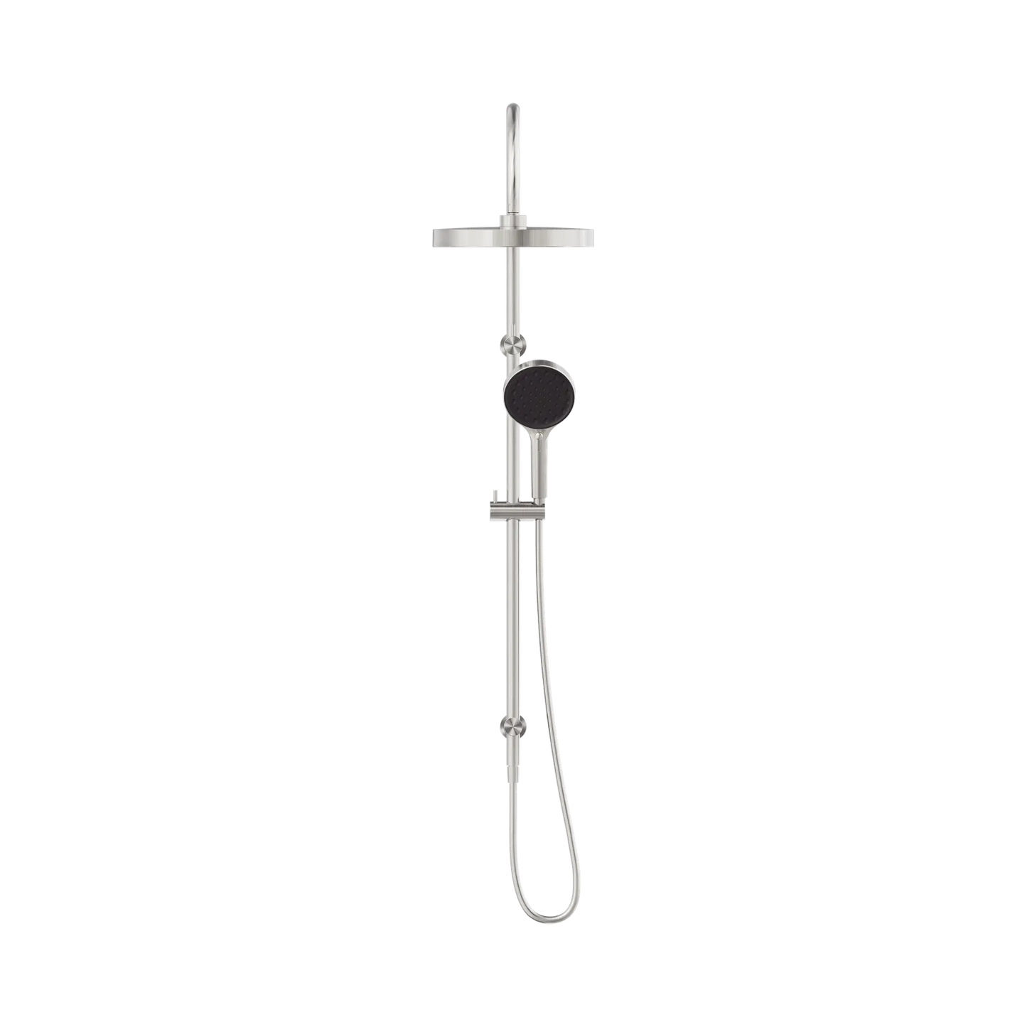 Serenity Twin Shower Brushed Nickel