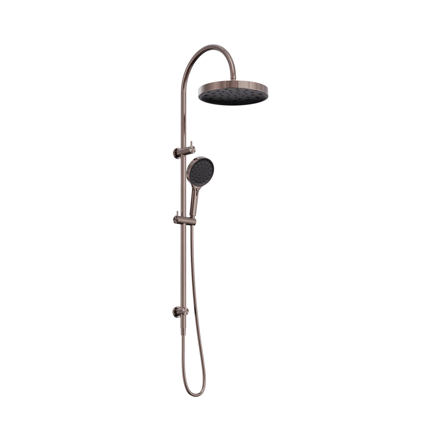 Serenity Twin Shower Brushed Bronze