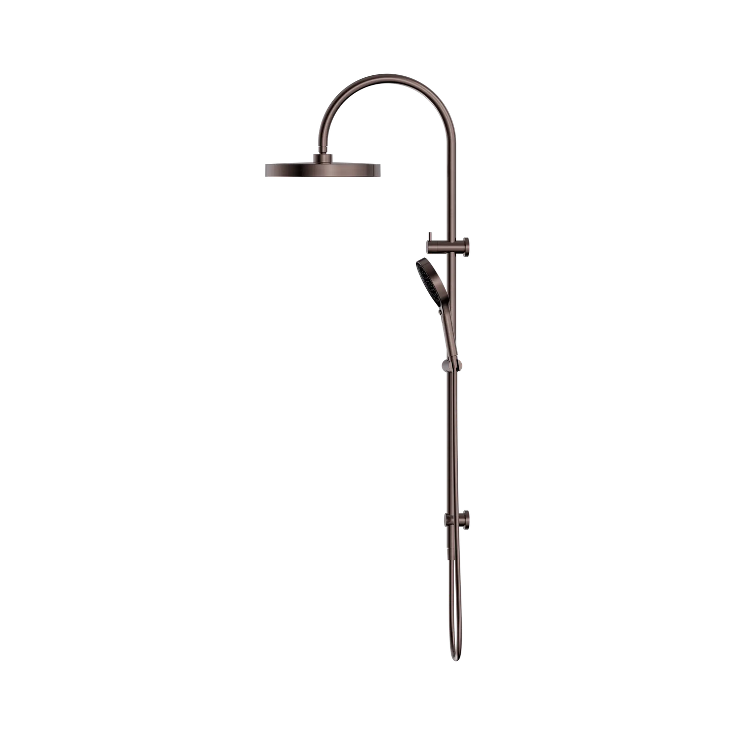 Serenity Twin Shower Brushed Bronze