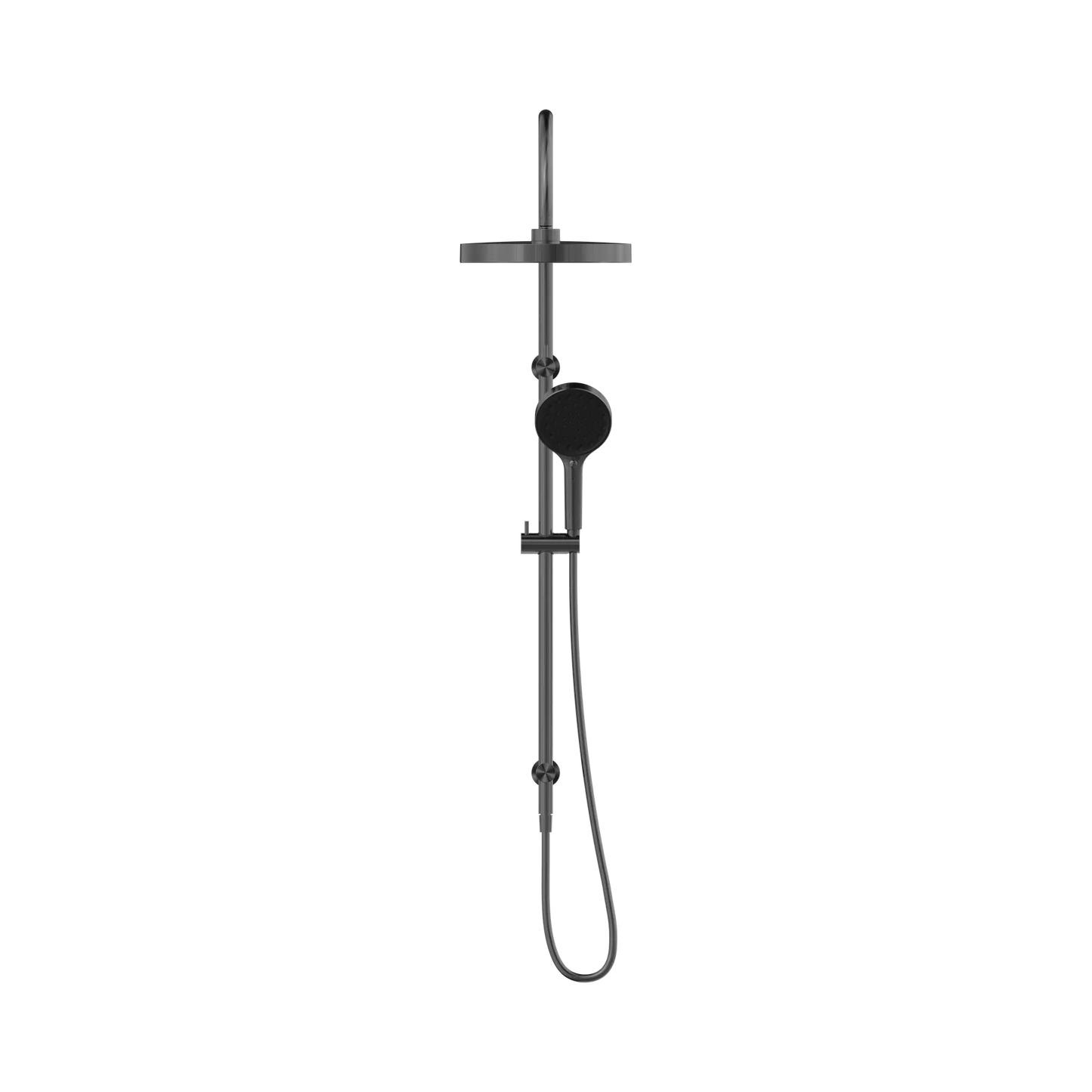 Serenity Twin Shower Gun Metal