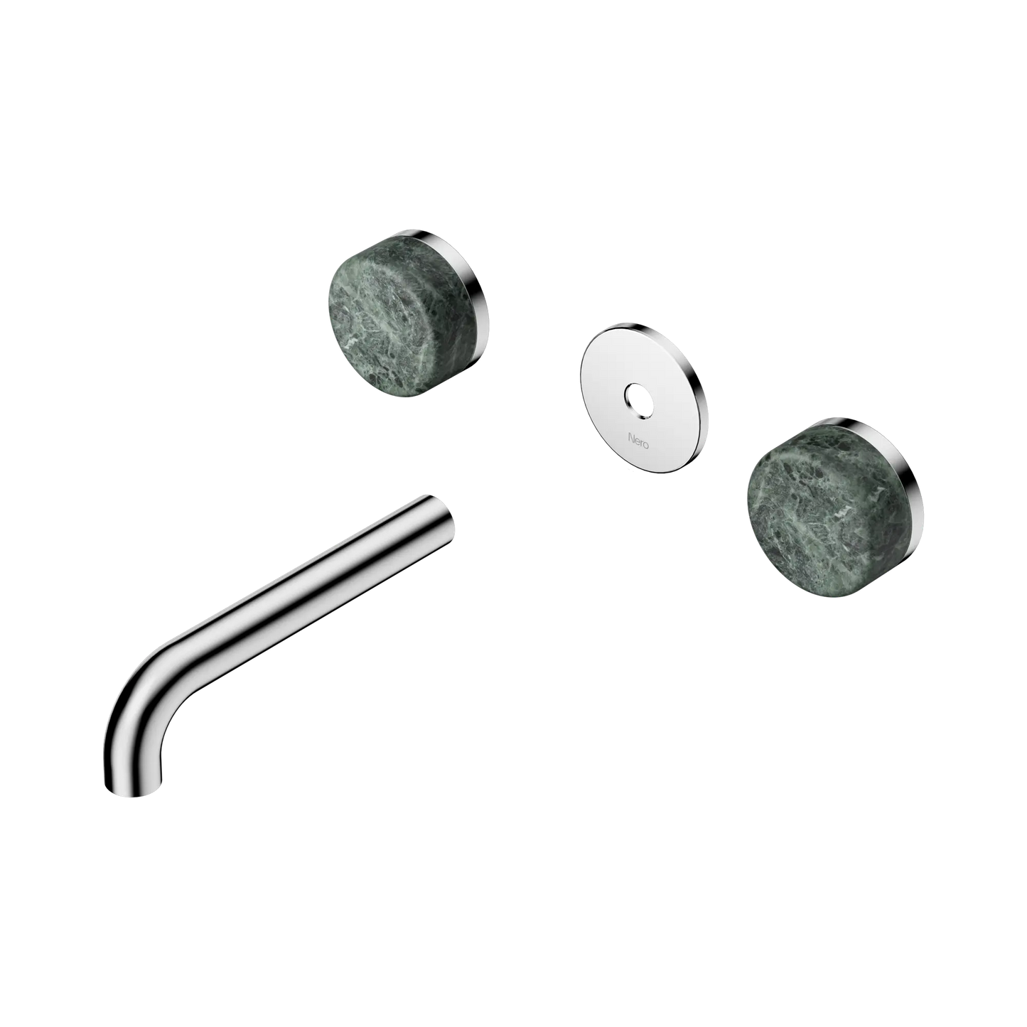 Serenity Wall Basin Set 160mm Spout With Verde Alpi Handle Trim Kit Only Chrome