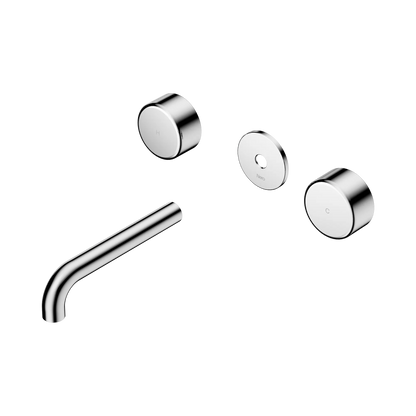 Serenity Wall Basin Set 160mm Spout With Metal Handle Trim Kit Only Chrome