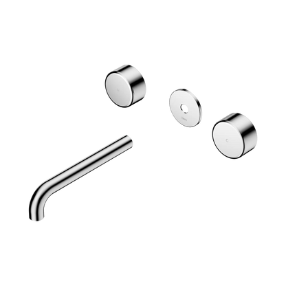 Serenity Wall Basin Set 185mm Spout With Metal Handle Trim Kit Only Chrome