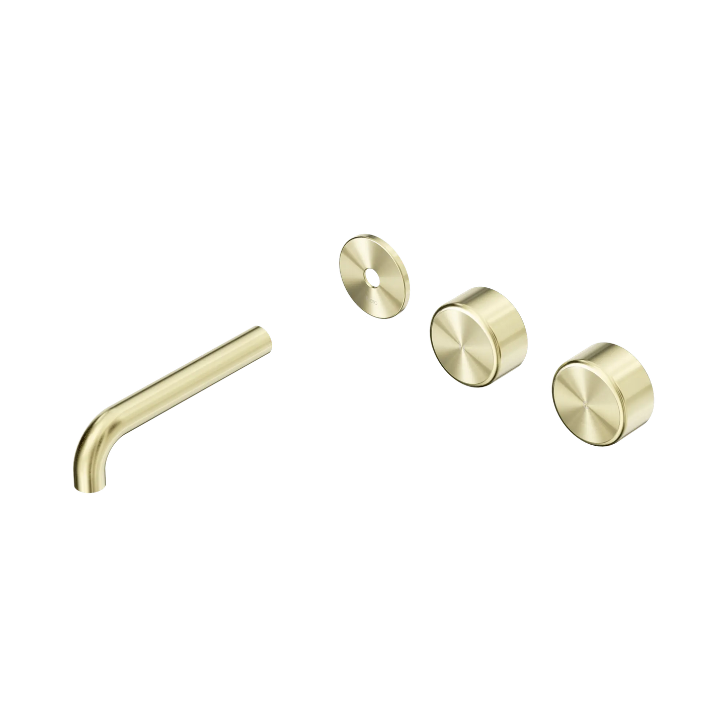 Serenity Wall Basin Set 160mm Offset Spout With Metal Handle Trim Kit Only Brushed Gold