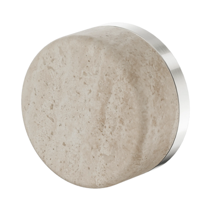 Serenity Progressive Shower Mixer With Rome Travertine Handle Brushed Nickel