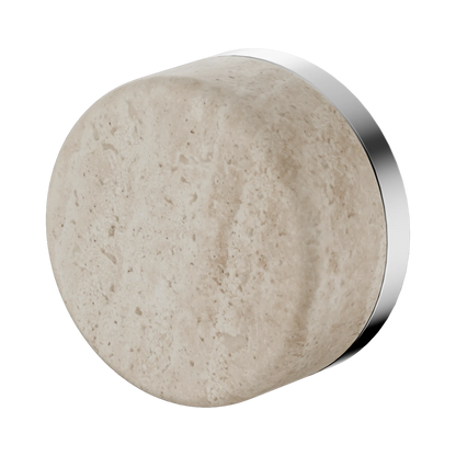 Serenity Progressive Shower Mixer With Rome Travertine Handle Chrome