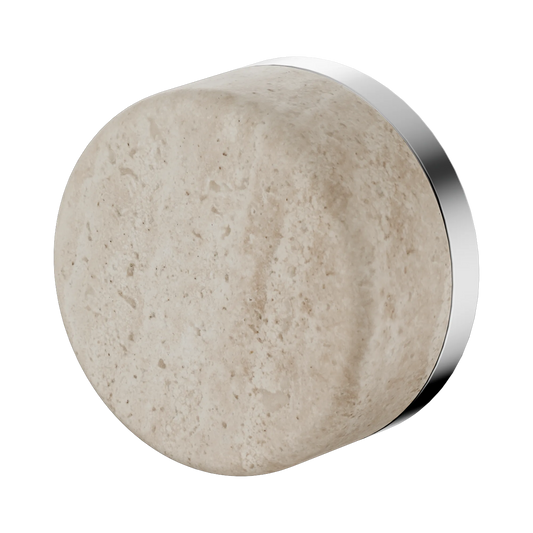 Serenity Progressive Shower Mixer With Rome Travertine Handle Chrome